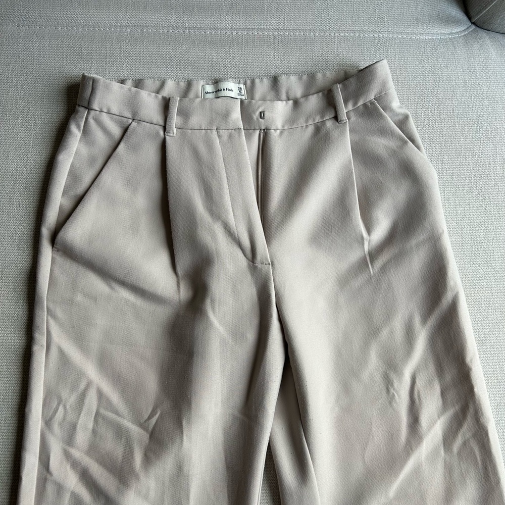 Abercrombie & Fitch Tailored Relaxed Straight Pant